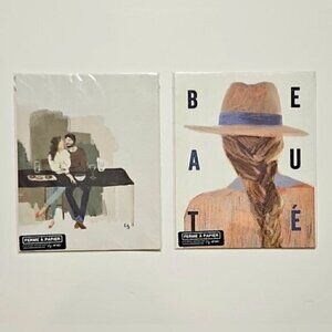 Apricot Girl Art Print & Embrace Art Print Both By Cat Seto